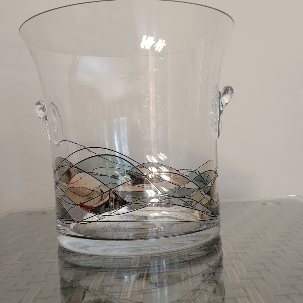 1960's Milano Art Glass Champagne Bucket - Picture 2 of 4